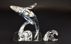 Swarovski SCS Collectors Society Annual Edition 2012 Crystal Figure Humpback Whale 'Paikea' Designed