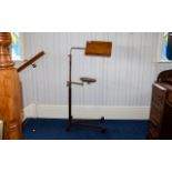 Early 20th Century Cast Iron, Adjustable reading/music stand. Marked 'Paragon', to handle.