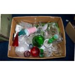 Box Of Misc Pottery And Glass
