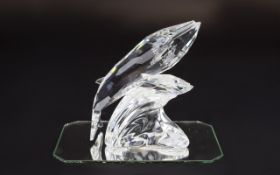Swarovski SCS Collectors Society Members Only Cut Crystal Annual Edition 1992 only Figure 'Care