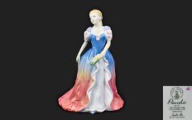 Royal Doulton Collectors Club Figure 'Pamelo' HN 3756 Designer T Potts Issues 1996 retired. Height 8