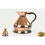 Victorian Period William Reeves Brewery and Distillers Large Copper Measuring Ale Harvest Jug,