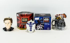 Star Wars Collectables comprising Darth Maul Official Ceramic Mug, Star Wars Classic Collectors