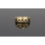 Edwardian Period 9ct Gold 3 Stone Garnet Set Dress Ring Fully hallmarked for 375.9ct gold. Small