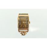 Elgin Delux - Art Deco Period 10K Rose Gold Filled - Wind up Mechanical 17 Jewel - Watch Head /