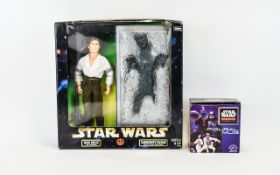 Star Wars Hans Solo As Prisoner Figure -Carbonite Block wih frozen Han Solo. Together with Star Wars