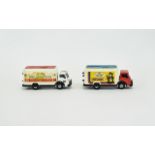 Matchbox Superkings Vintage Lorry Toys Two in total, the first in red and white colourway with 'Fort