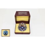 Swarovski Commemorative Paperweight Limited edition boxed faceted crystal paperweight celebrating