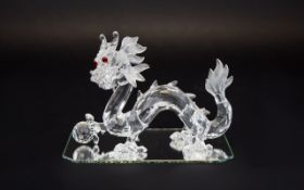 Swarovski SCS Collectors Society Annual Edition 1997 Crystal Figure Fabulous Creatures The Dragon