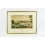 Samuel Bough RSA ( 1822 - 1878 ) Born Carlisle. Watercolour ' Bridge Over The River Wye ' Signed.