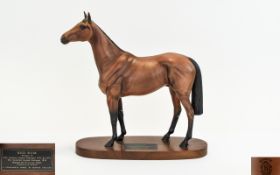 Beswick Connoisseur Horse Figure ' Red Rum ' Model No 2510. Designer Graham Tongue. Issued 1975 -