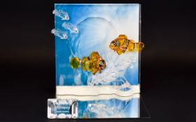 Swarovski SCS Collectors Society Annual Edition 2005 Crystal Group Figure 'Wonders Of The Sea'