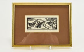 Original Framed Woodcut Pencil Signed By Margaret Pilkington (1891 - 1974) Margaret Pilkington was