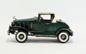 Reproduction Tin Plate Model Car Vintage style model car unmarked, looks to be a 1930's Buick.