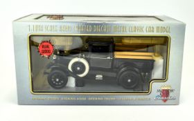 Scale Diecast Metal 1931 Classic Black Stake Truck Model from MotorCity Classics. Scale 1:18. Hand