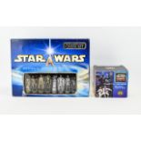 Star Wars Episode II Attack of The Clones Pewter and Bronze Effect Chess Set. Together with Star