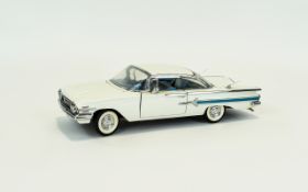 Franklin Mint Top Quality Precision Die-Cast Scale Model 1.24 of a 1960 Chevy Impala with Many Great