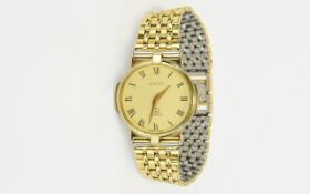 Gucci - Vintage Gold Plated and Steel Quartz Wrist Watch, Features a Champagne Dial, Gold Fingers,