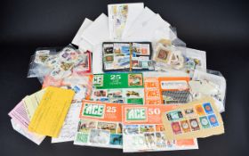 A Collection of British and World Stamps + A Few 1st Day Covers - Please See Photos to Make your Own