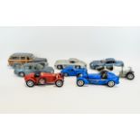 Collection Of Diecast Models Comprising Burago 1934 Alfa Romeo 2300 Monza, 1934 Bugatti, Mercedes