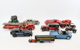 Collection Of Diecast Models Comprising Franklin Mint 1933 Duesenberg, 1924 hispano-Suiza, 1935