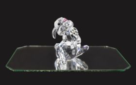 Swarovski Crystal Figure - Bambi Series ' Thumper Rabbit ' Code No 9100 NR 000 112. Designer Team.