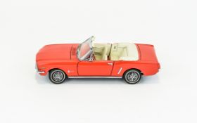 Franklin Mint Precision Engineered Die-Cast Model of a 1964 1/2 Ford Mustang. In Wonderful Mint