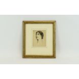 Sir Gerald Kelly PRA (1879-1972) Young Woman Pencil 5.5 by 4.25 inches Provenance Kelly Sale