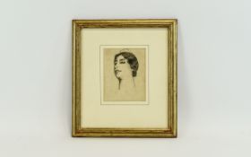 Sir Gerald Kelly PRA (1879-1972) Young Woman Pencil 5.5 by 4.25 inches Provenance Kelly Sale