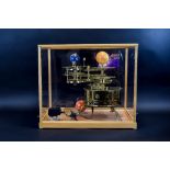 Orrery Good Quality Mechanical Earth Moon And Sun Hand built Brass Model Orbiter/Tellurium An