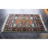 Turkish Very Good 1970's Woollen Close Stitched Rug of Excellent Proportions and Design - Please See