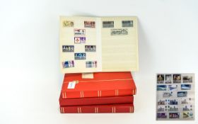Large Quantity of Mint GB Stamps from 1935 onwards in four small stock books,
