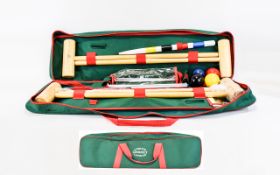 Jaques Croquet London, Full Set In Travelling Case