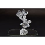 Swarovski Crystal Figure 'Disney Showcase' Minnie Mouse' Designer Team Code number 9100 NR000 007.