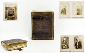 Karl August Reinhold Thiele Interest, Carte De Visite Album Containing Various Portraits Related