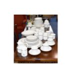 Royal Doulton 'Newport' 'LS1083' Part Dinner Service comprising teapot, milk jugs, egg cup, 6