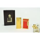 Dunhill Good Quality Gold Plated Lighter from the 19780's. 20 microns plated 94168. Comes with box