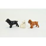 A Collection Of Royal Doulton Animal Figures Three in total to include, Cocker Spaniel - chestnut
