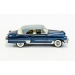 Franklin Mint Model Car 1949 Cadillac Coup De Ville Finished in metallic storm blue with grey roof