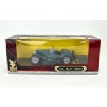 One Diecast Metal Deluxe Edition 1947 Green MG TC Midget. Part of the Road Signature Collection.