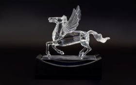 Swarovski SCS Collectors Society Annual Edition Crystal Figure 'Fabulous Creatures'. The Pegasus -