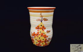 Clarice Cliff Hand Painted Nice Shaped R