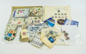 Bag of Mixed Stamps Covers Etc, Includes