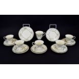 Royal Doulton 'Adrienne' Part Teaset H50