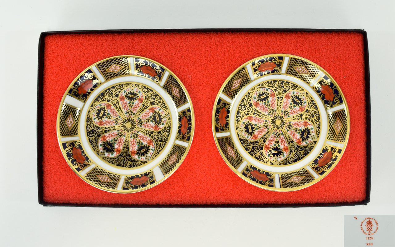 Royal Crown Derby Pair of Old Imari Patt - Image 2 of 2