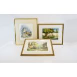 A Collection Of Framed Watercolours incl