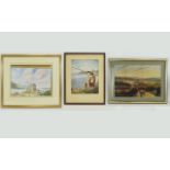 A Collection Of Framed Watercolours And