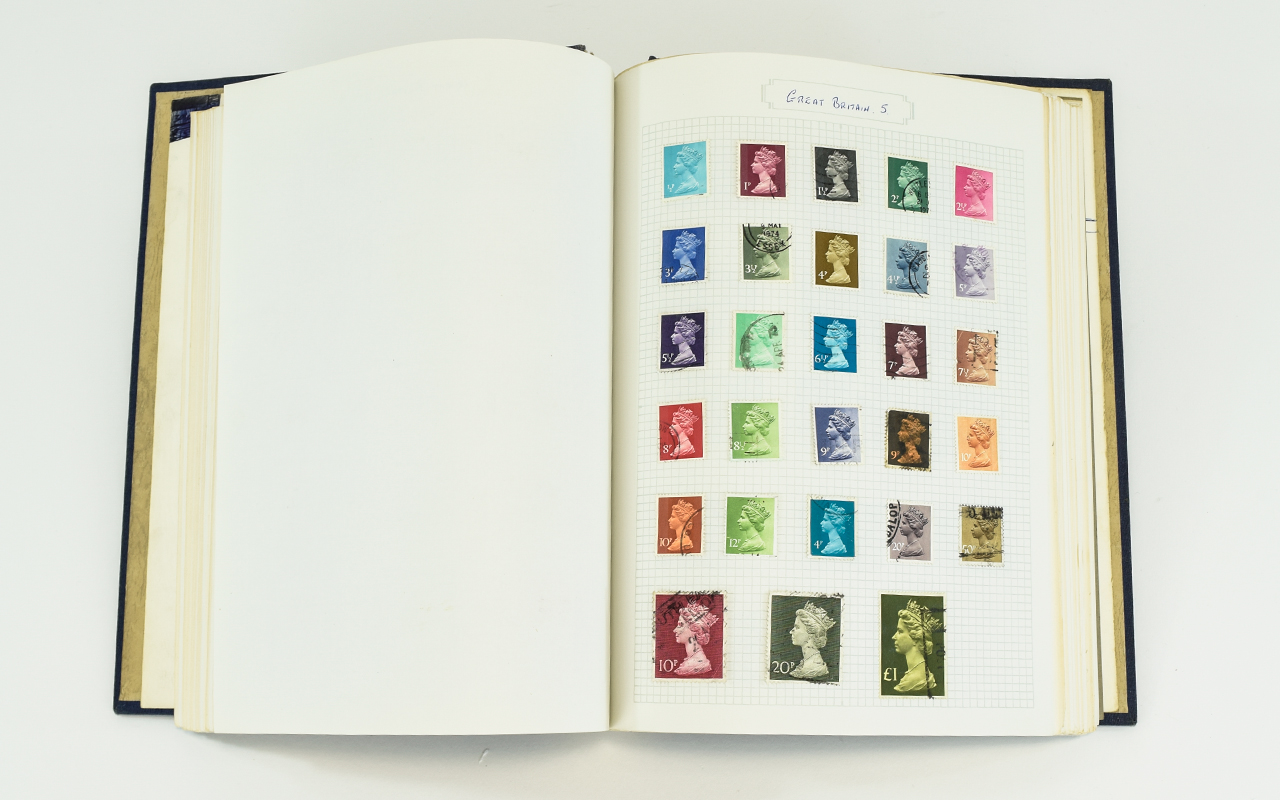 Stamp Album A childhood collection of wo
