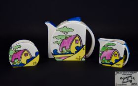 Clarice Cliff Wedgwood Hand Painted Stan