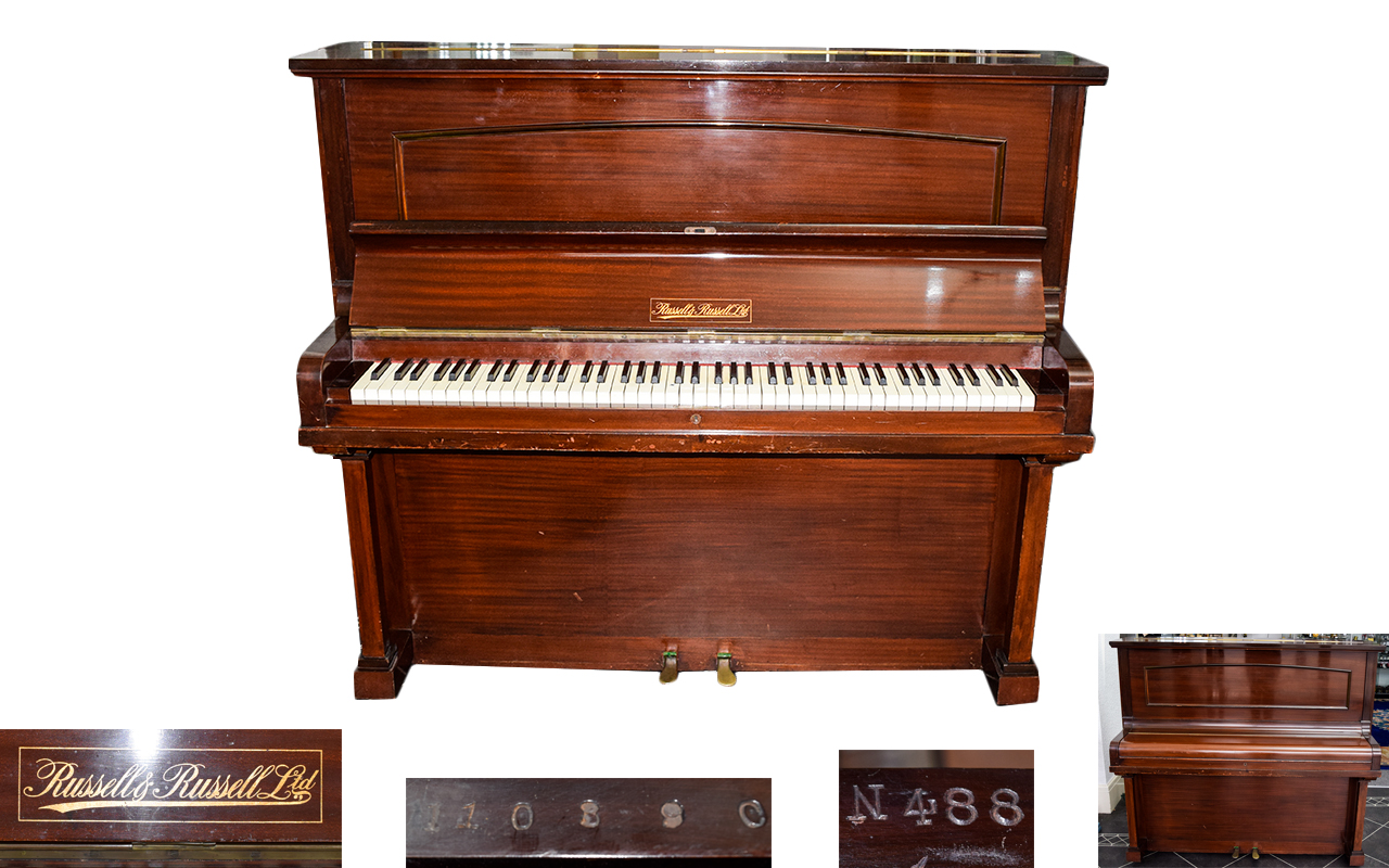 Russel and Russel Ltd Mahogany Upright P - Image 2 of 2